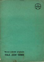 Tesla 522a - Navod k udrzbe 